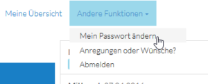 Mein Passwort ändern